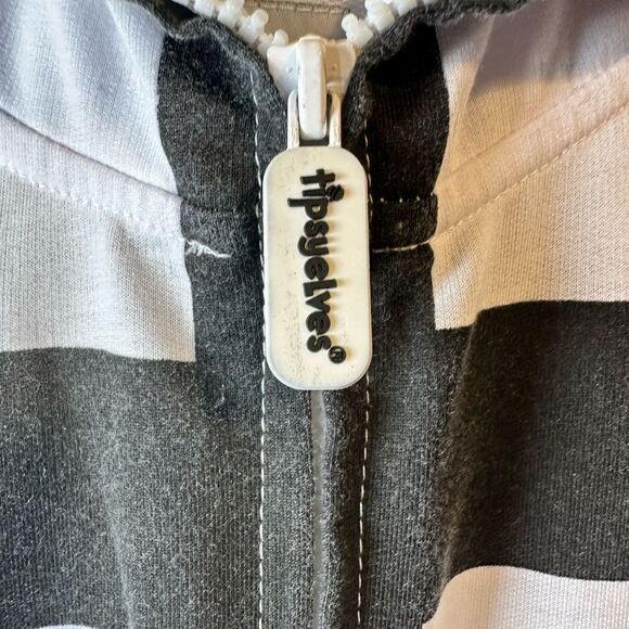 NWOT TIPSY ELVES Unisex Stick Figure One Piece Zip Up Costume Halloween - Size X - Picture 5 of 9